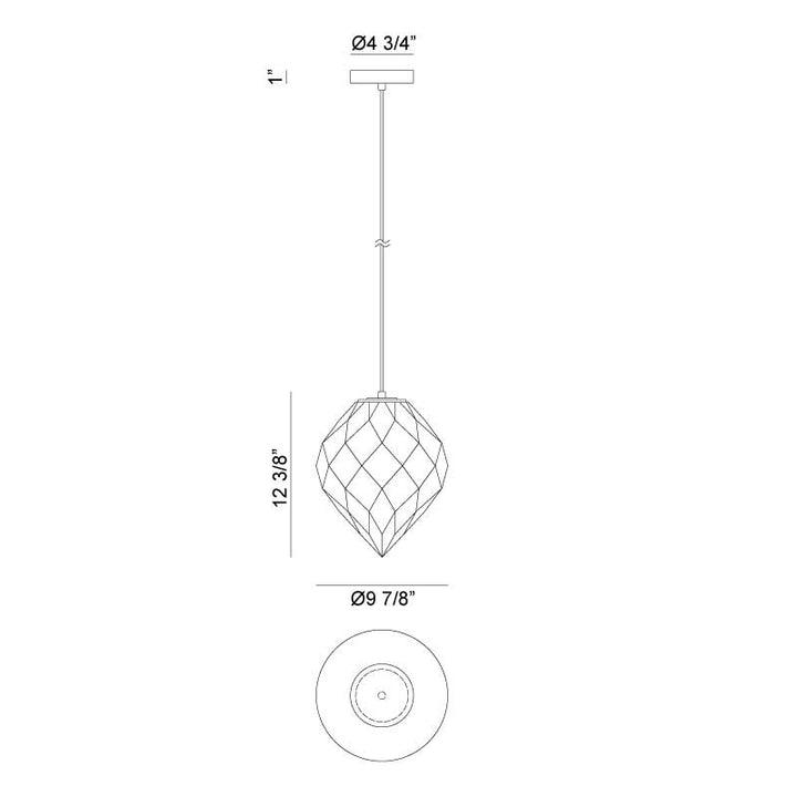 Gemma - 1 Light Pendant