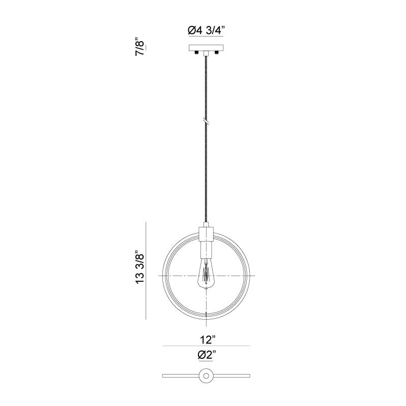 Odyssey - 1 Light Pendant