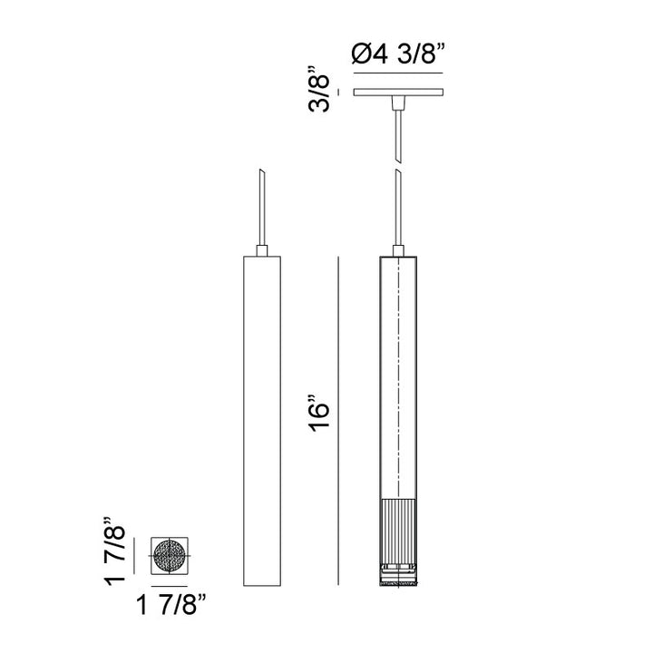 Royce - LED 1 Light Pendant