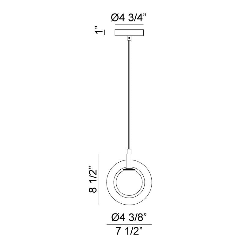 Astro - 1 Light Pendant