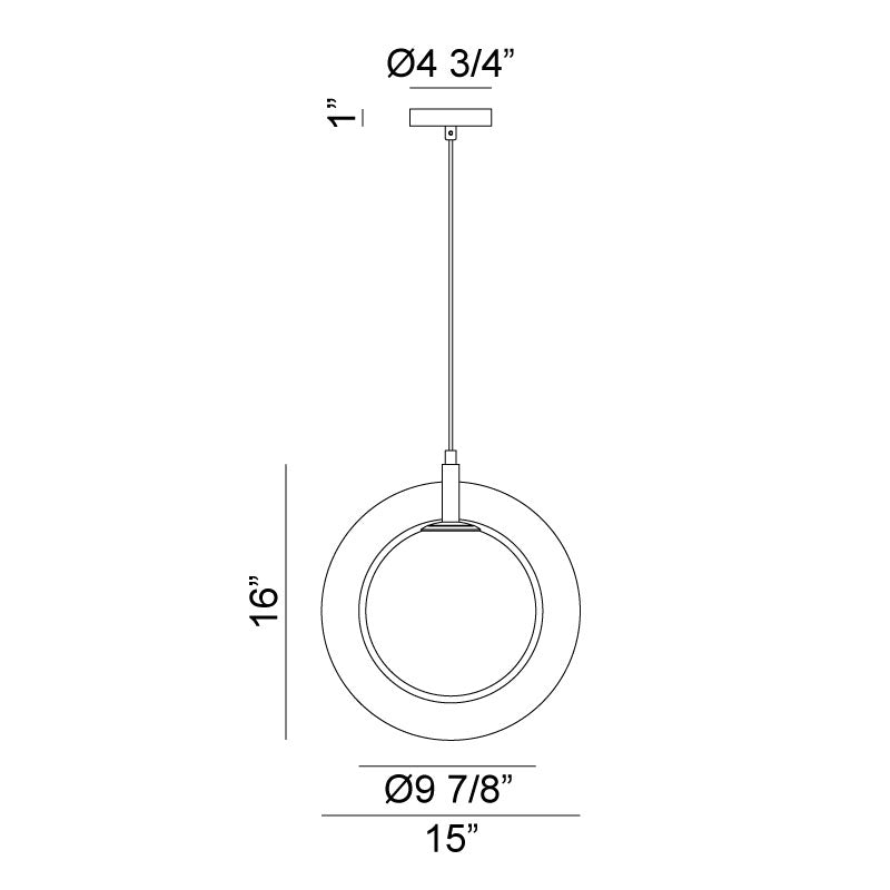 Astro - 1 Light Pendant