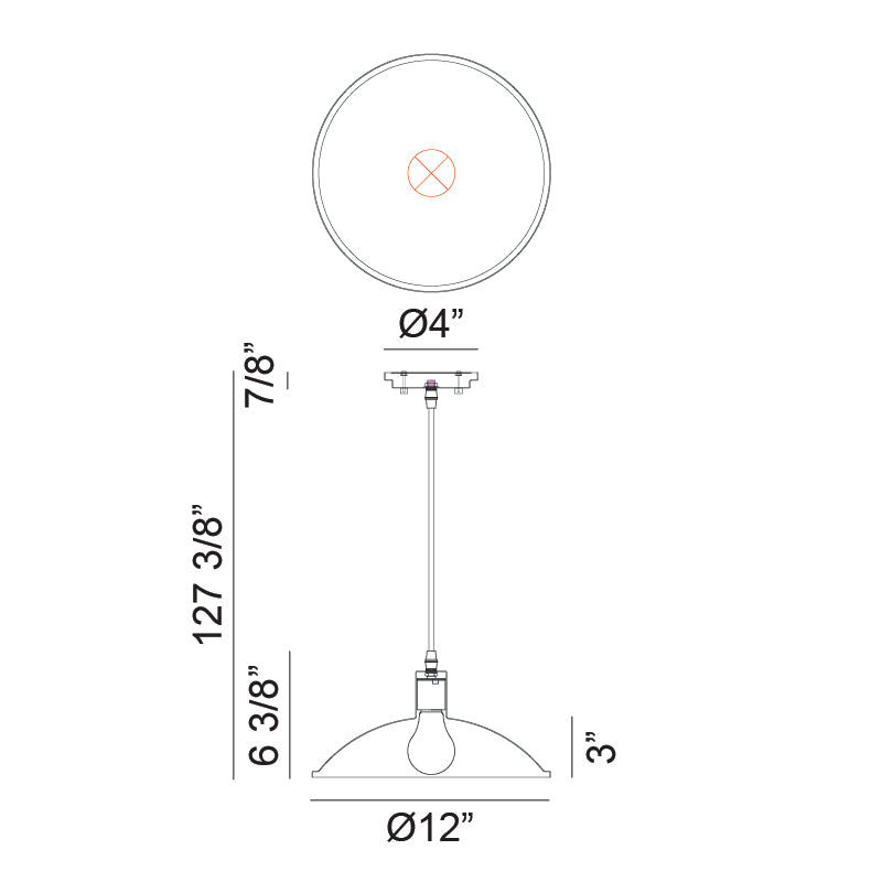 Farmley - 1 Light Outdoor Pendant