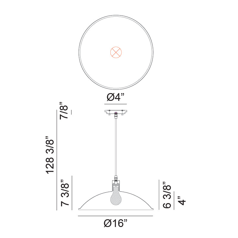 Farmley - 1 Light Outdoor Pendant