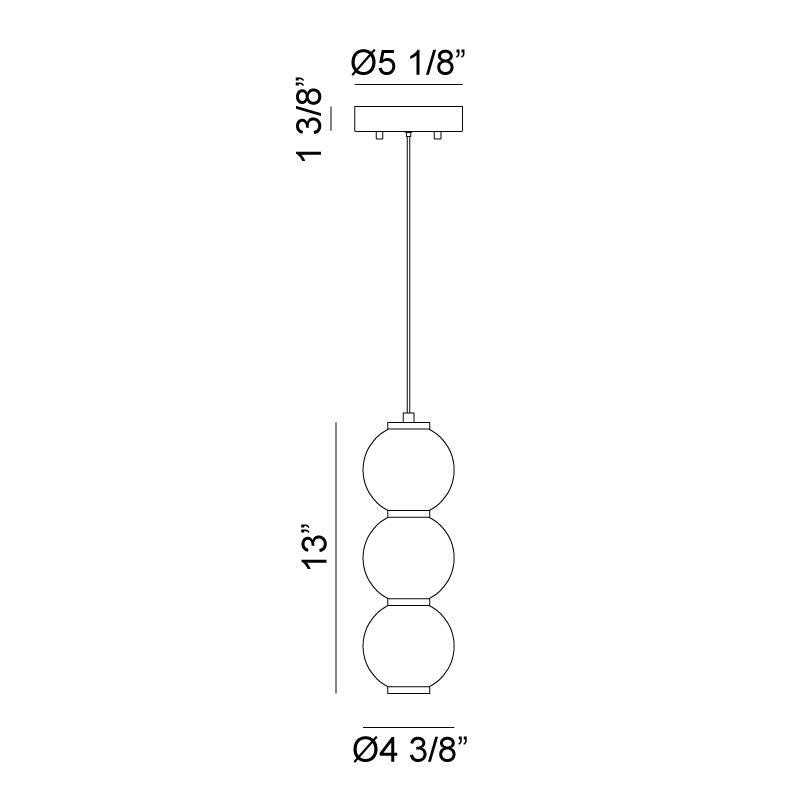 Dango - LED 1 Light Pendant
