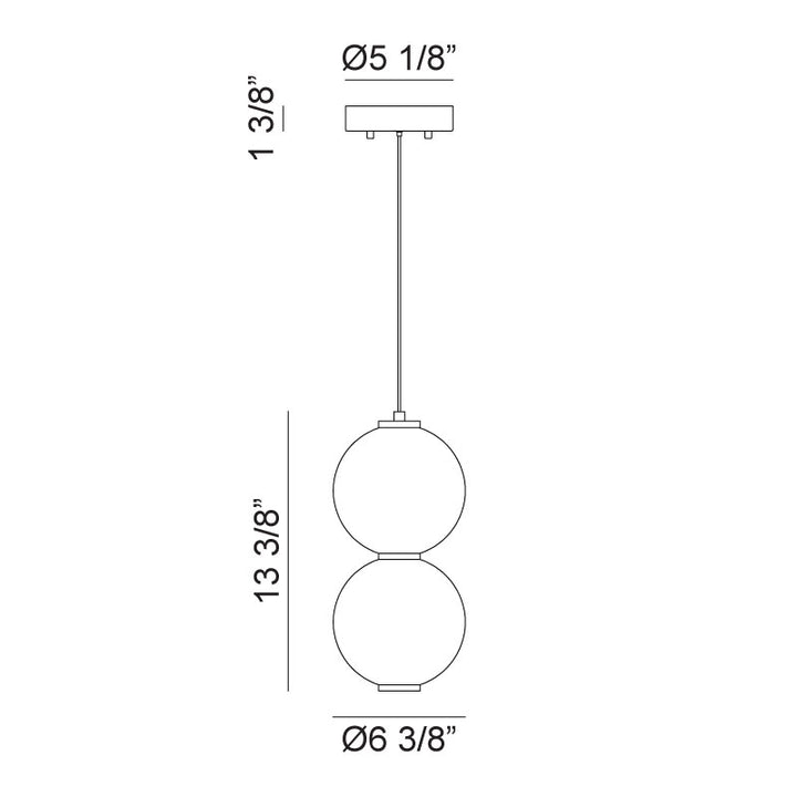 Dango - LED 1 Light Pendant