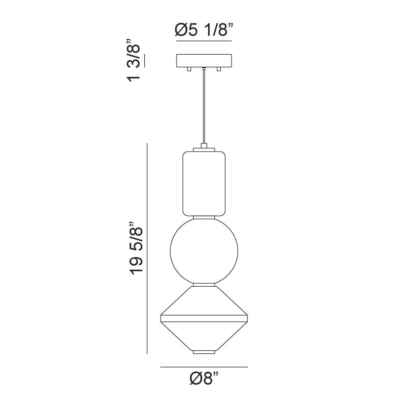 Dango - LED 1 Light Pendant
