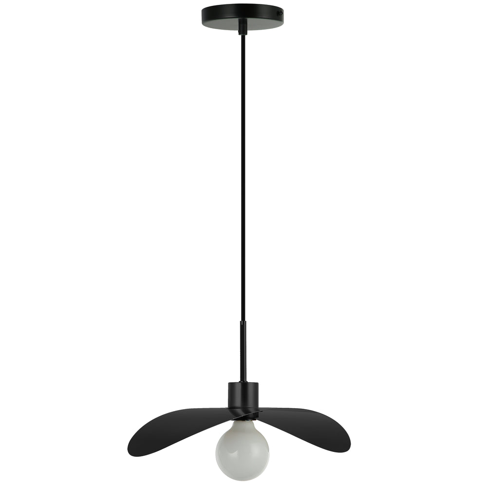 Christobel 1 Light Pendant in Matte Black by Dainolite