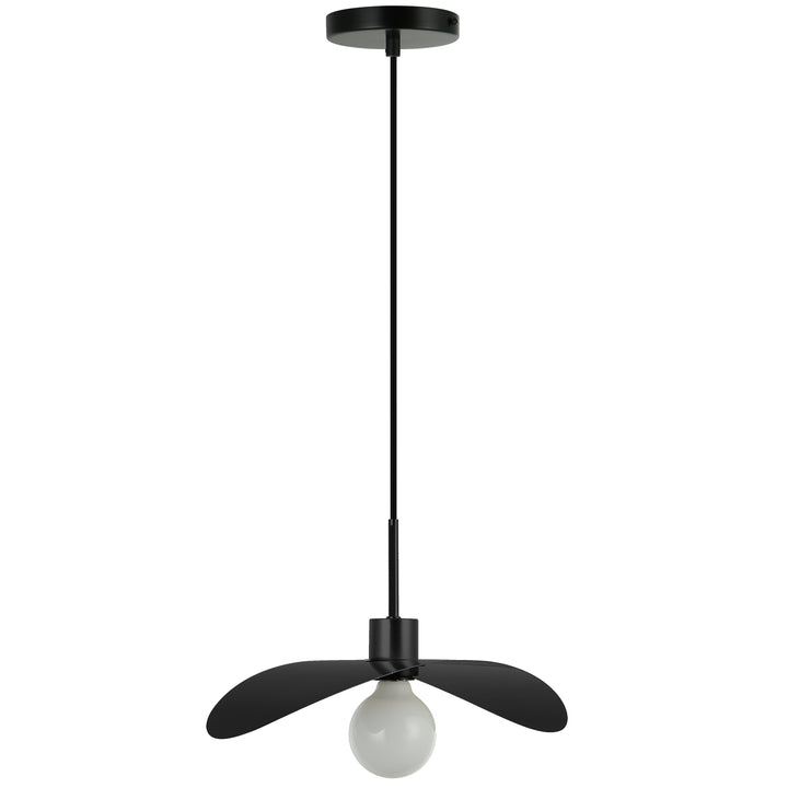 Christobel 1 Light Pendant in Matte Black by Dainolite