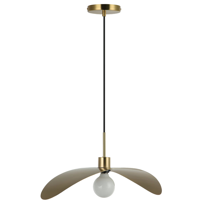 Christobel 1 Light Pendant (CBL-201P) in Aged Brass by Dainolite