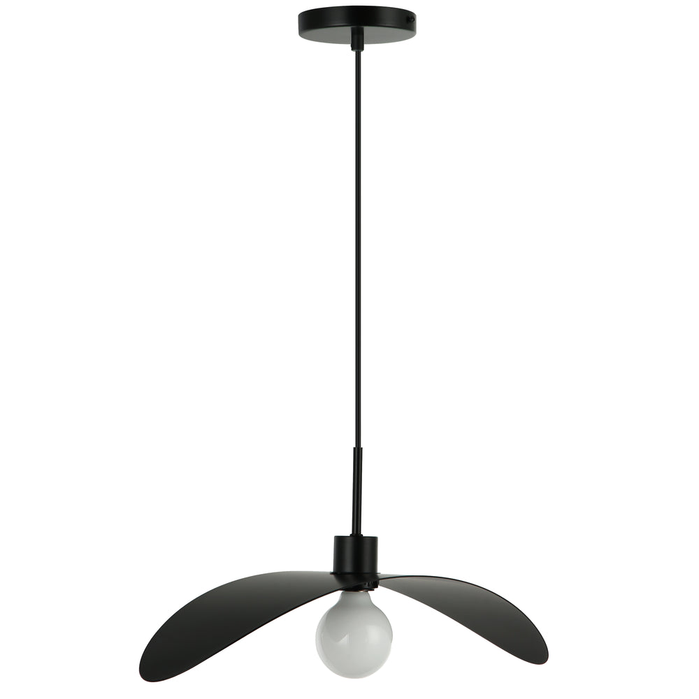 Christobel 1 Light Pendant (CBL-201P) in Matte Black by Dainolite