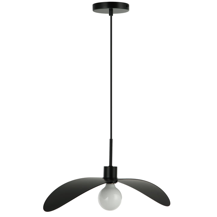 Christobel 1 Light Pendant (CBL-201P) in Matte Black by Dainolite