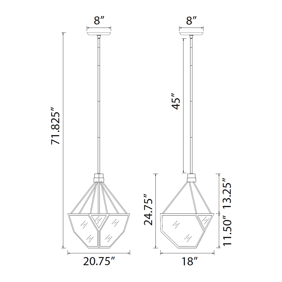 Moonbow Architectural Pendant by Zeev - view 5