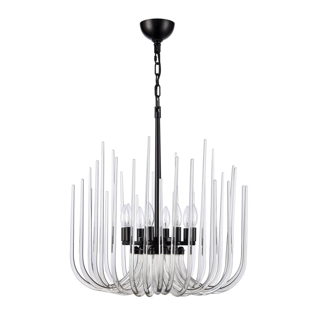 Astoria Glass Chandelier by Zeev - view 8