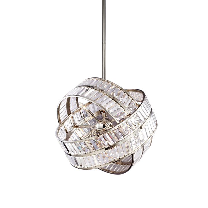 Una Orbital Crystal Chandelier by Zeev