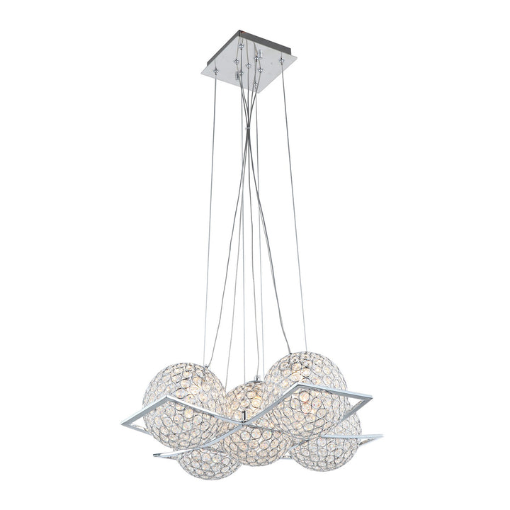 Kent Crystal Cluster Chandelier by Zeev - view 2