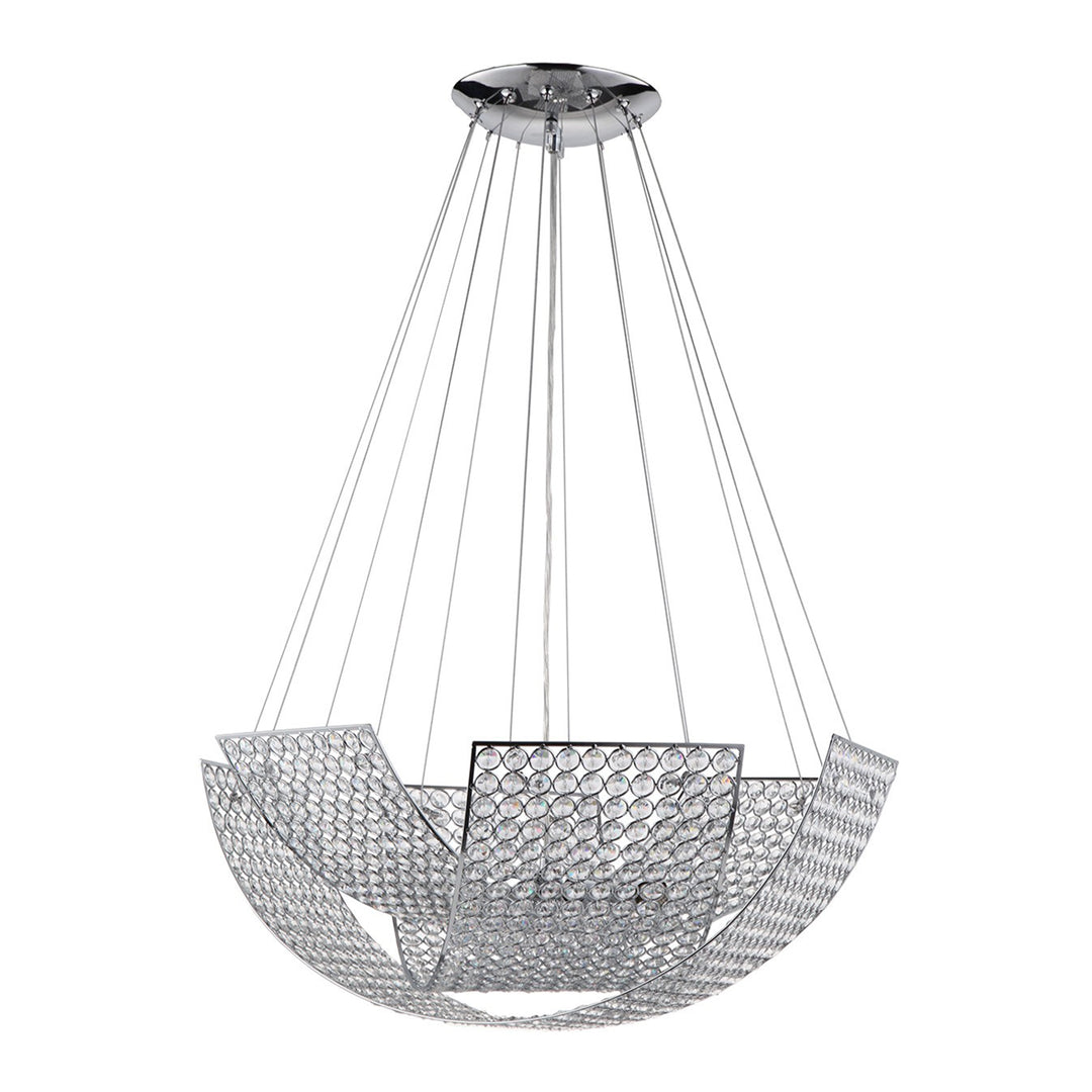 Monarch Crystal Bowl Chandelier by Zeev - view 2