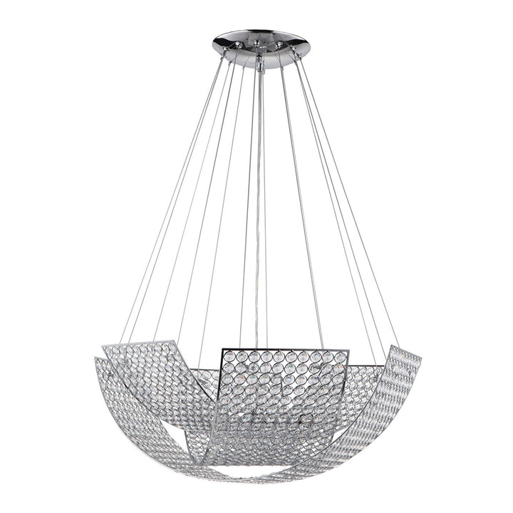Monarch Crystal Bowl Chandelier by Zeev - view 2