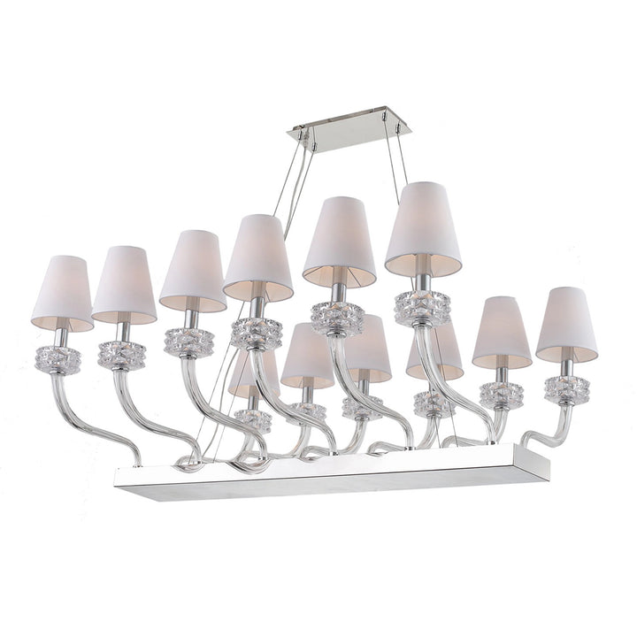 Abigail Linear Armed Chandelier by Zeev