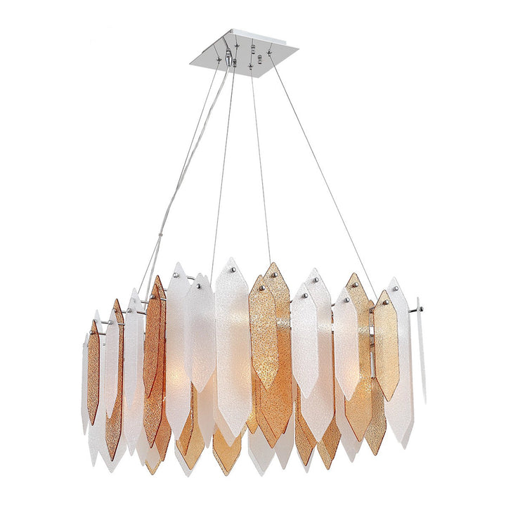 Stratus Square Glass Chandelier by Zeev - view 2