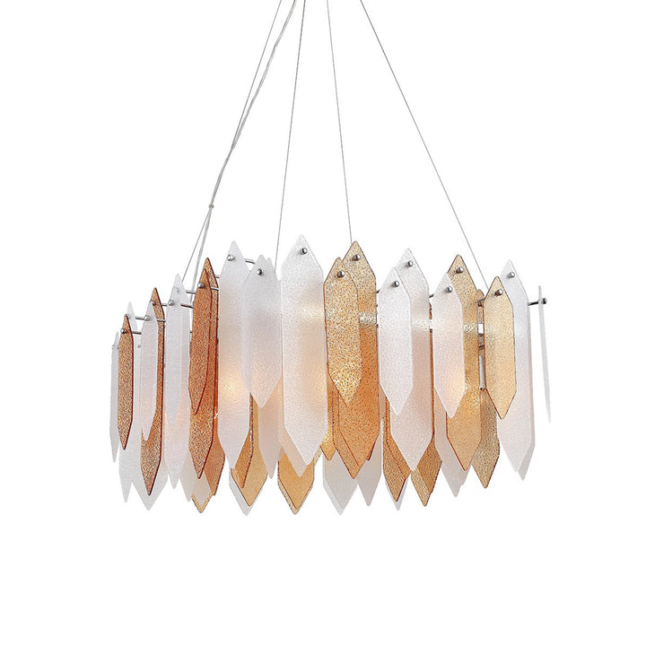 Stratus Square Glass Chandelier by Zeev