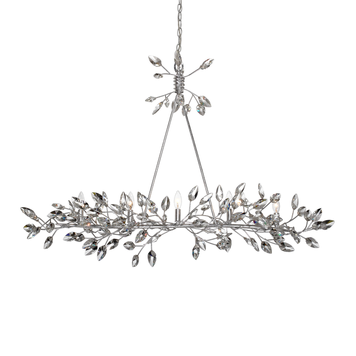 Misthaven Organic Crystal Linear in Silver Leaf by Zeev