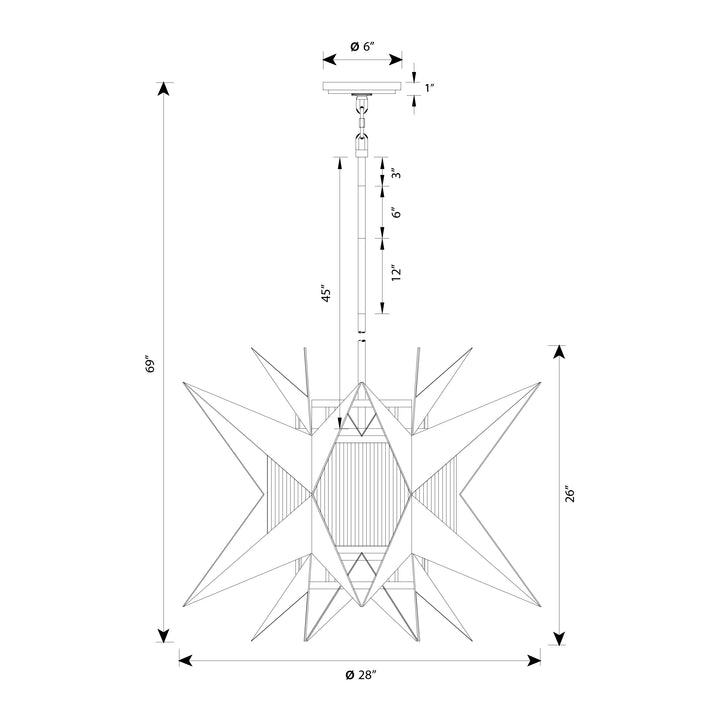 Astrum Chandelier Light by Zeev - view 3