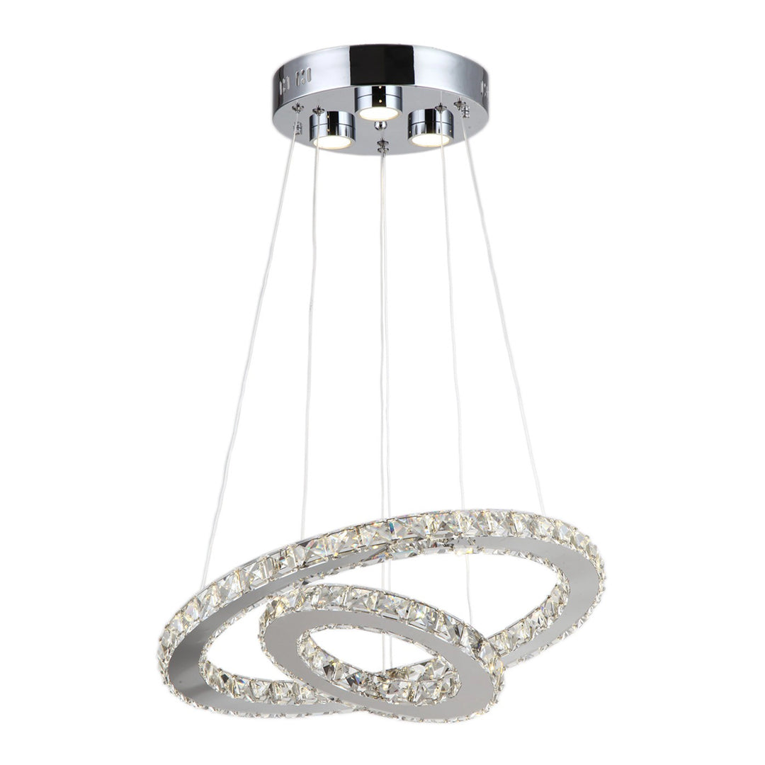 Blair Crystal Ring Chandelier by Zeev - view 2