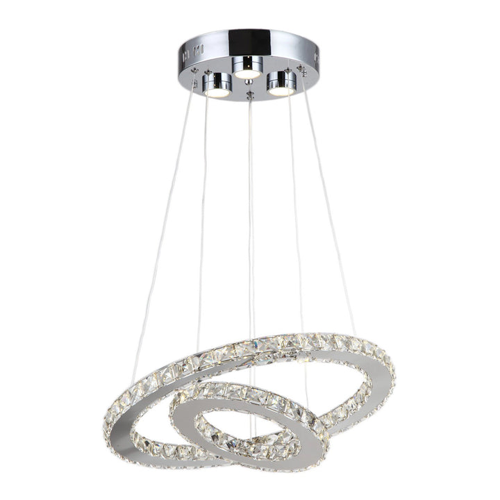 Blair Crystal Ring Chandelier by Zeev - view 2
