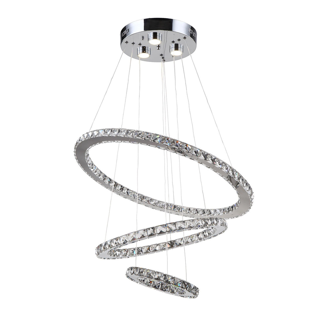 Blair Crystal Ring Chandelier by Zeev - view 5