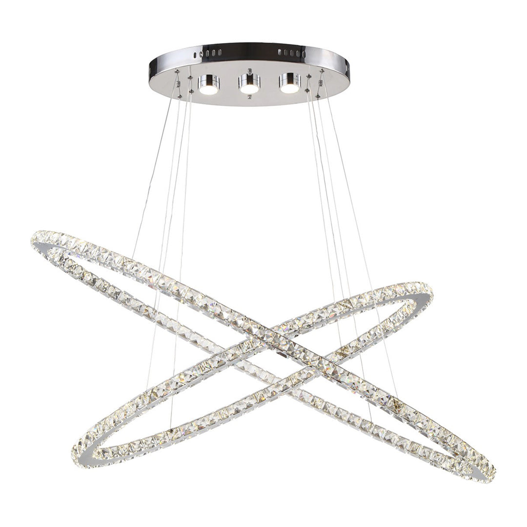 Blair Crystal Ring Chandelier by Zeev - view 8