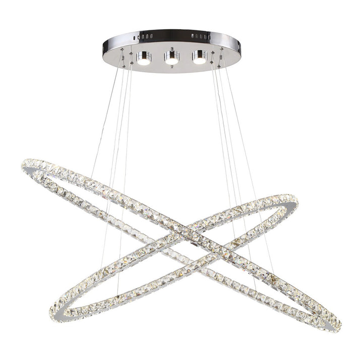 Blair Crystal Ring Chandelier by Zeev - view 8