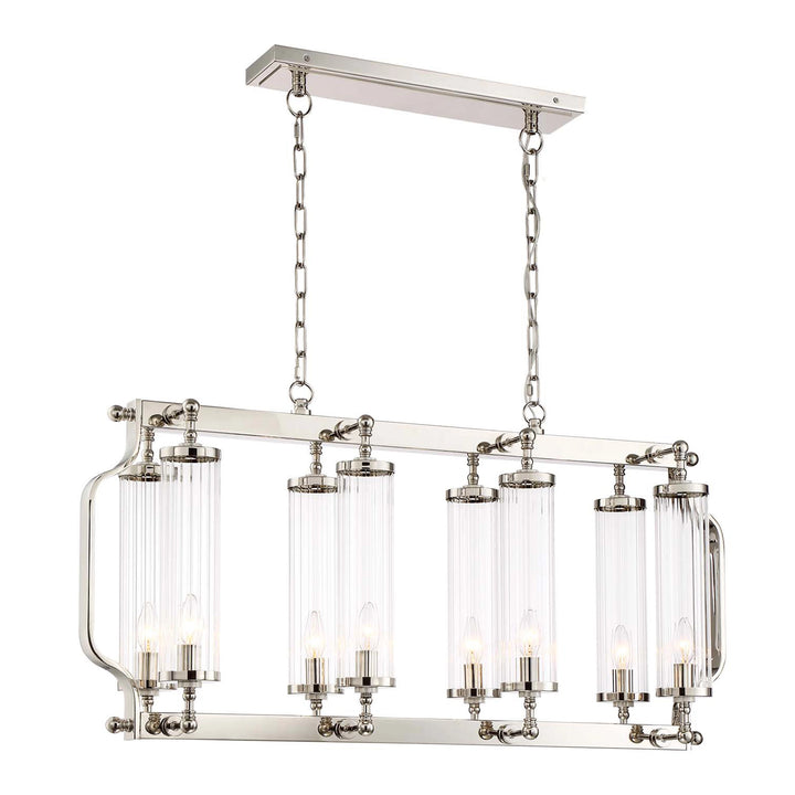 Regis Linear Glass Chandelier by Zeev - view 4