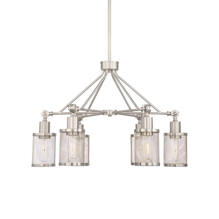 Geminus Industrial Chandelier, 6-Light, by Zeev