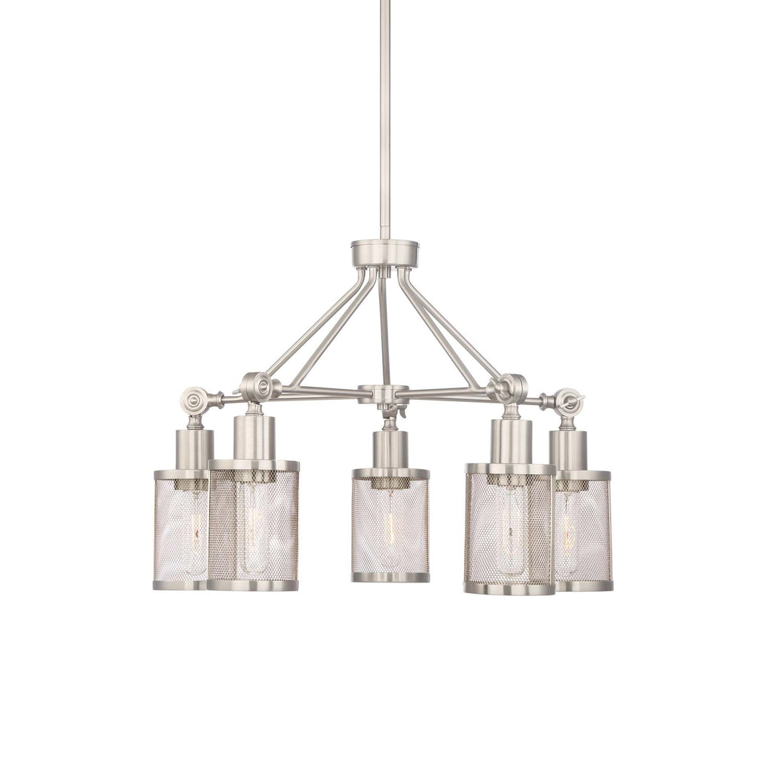 Geminus Industrial Chandelier, 5-Light, by Zeev