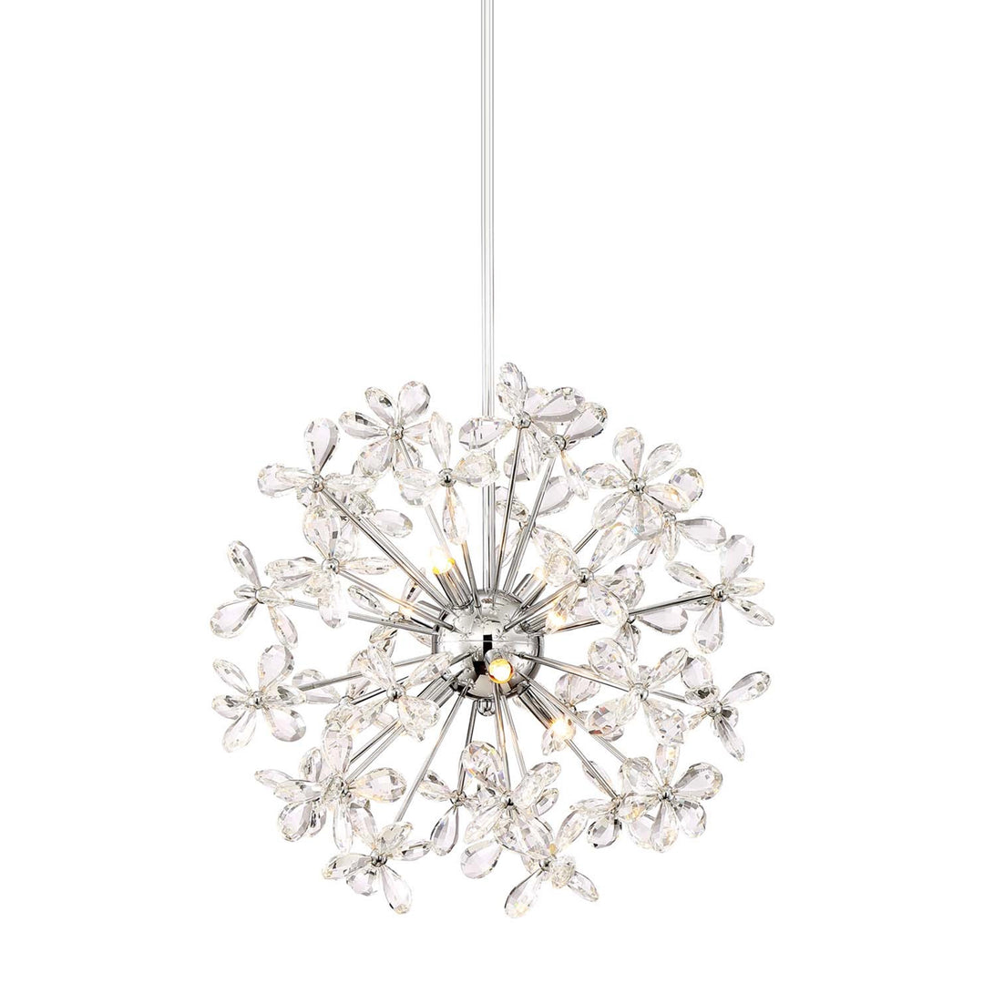 Adelle Crystal Sputnik in Chrome by Zeev