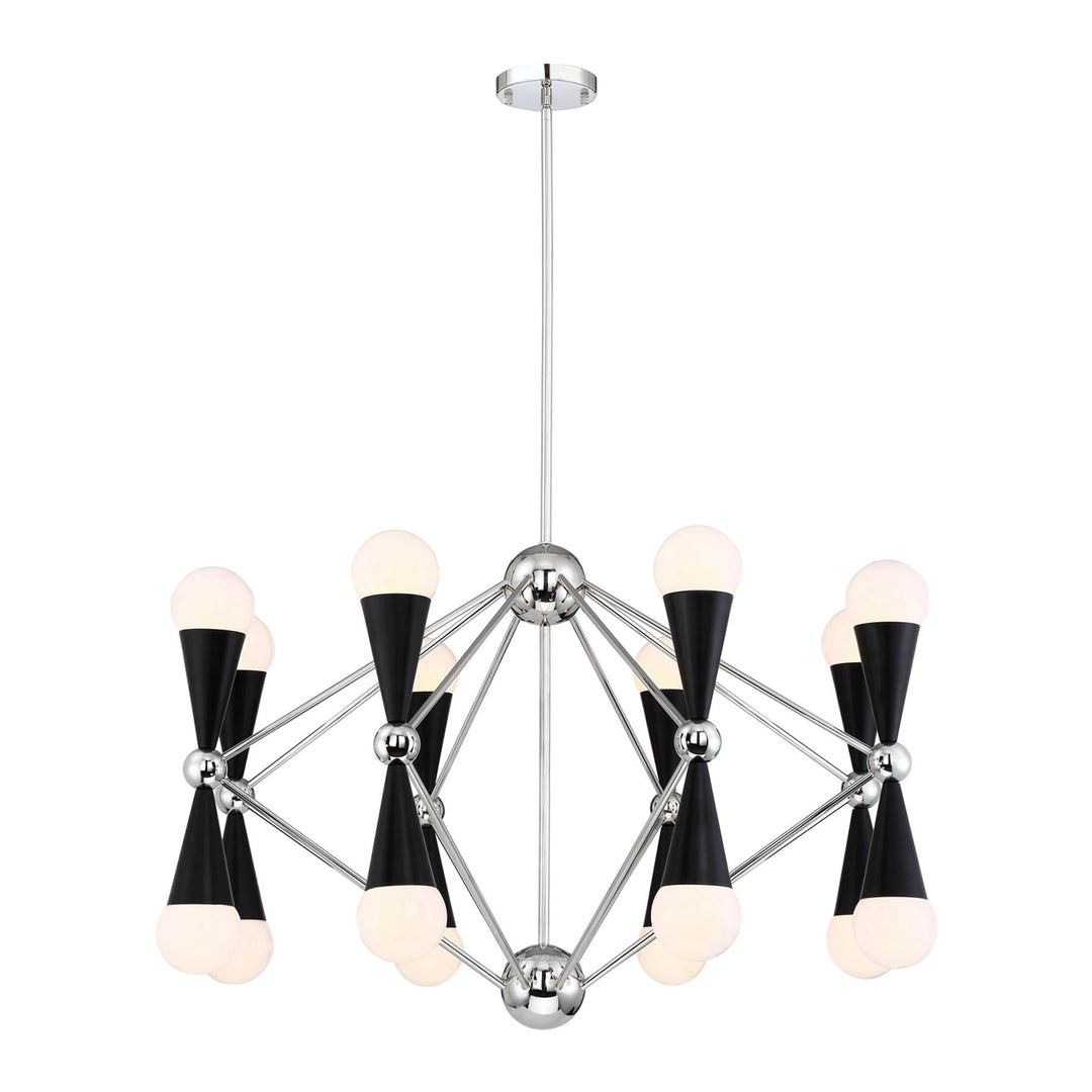 Crosby Geometric Chandelier by Zeev - view 10