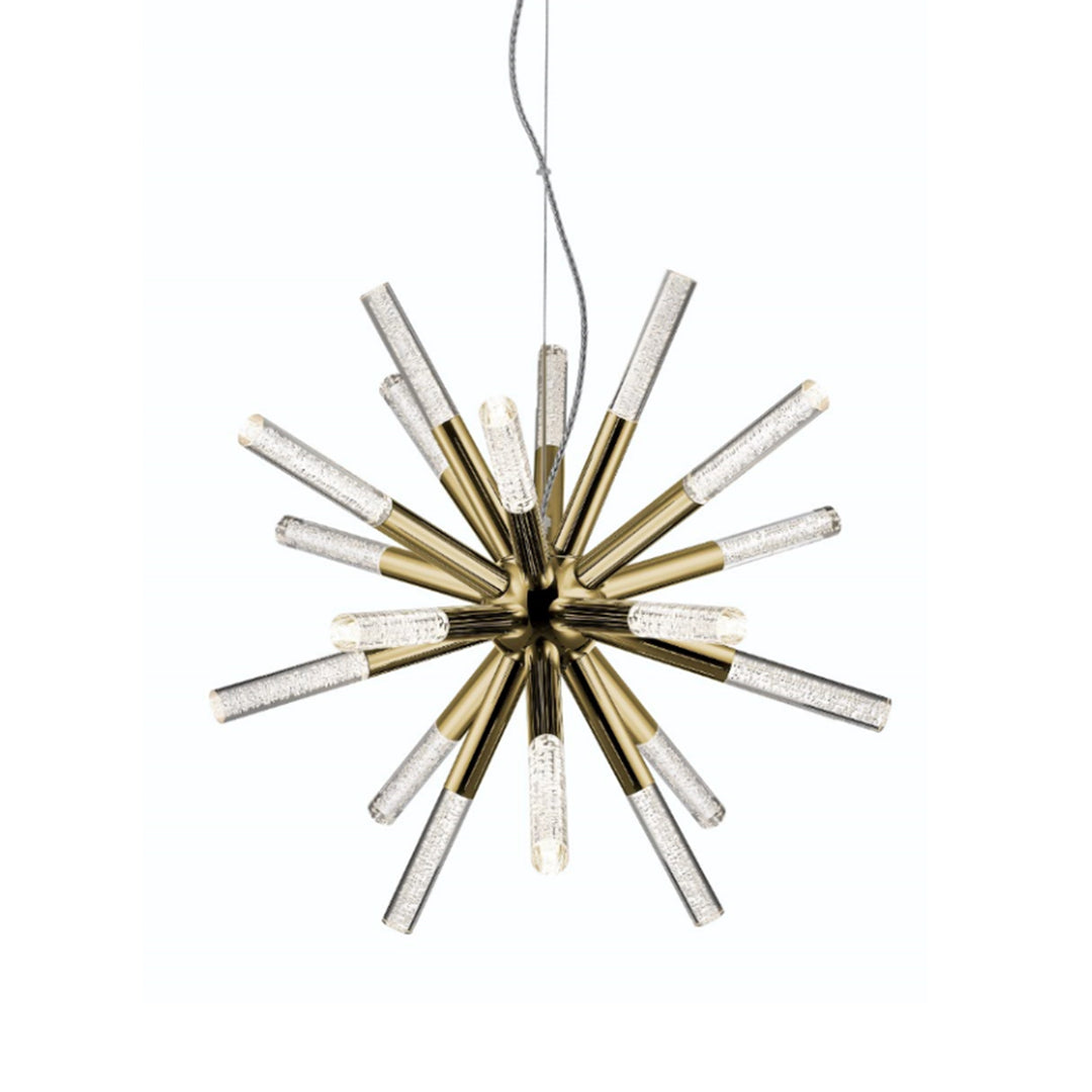 Empire Seeded Sputnik in Golden Brass by Zeev