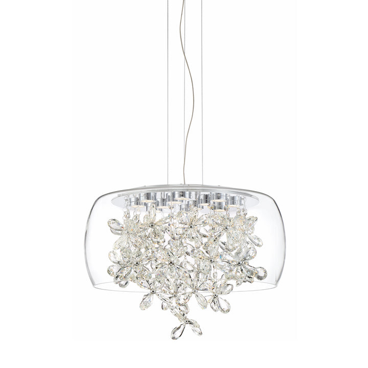 Destiny Crystal Chandelier in Chrome by Zeev