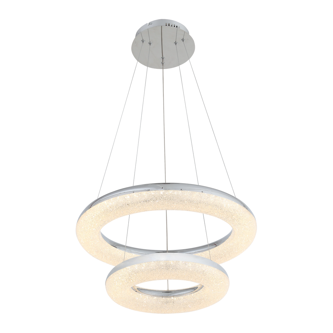 Orbit Crystal Ring Chandelier by Zeev - view 2