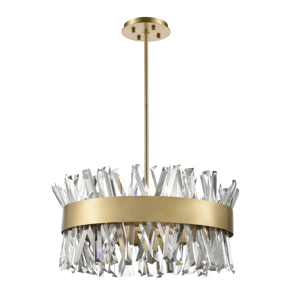 Avalanche Crystal Drum Chandelier by Zeev - view 2