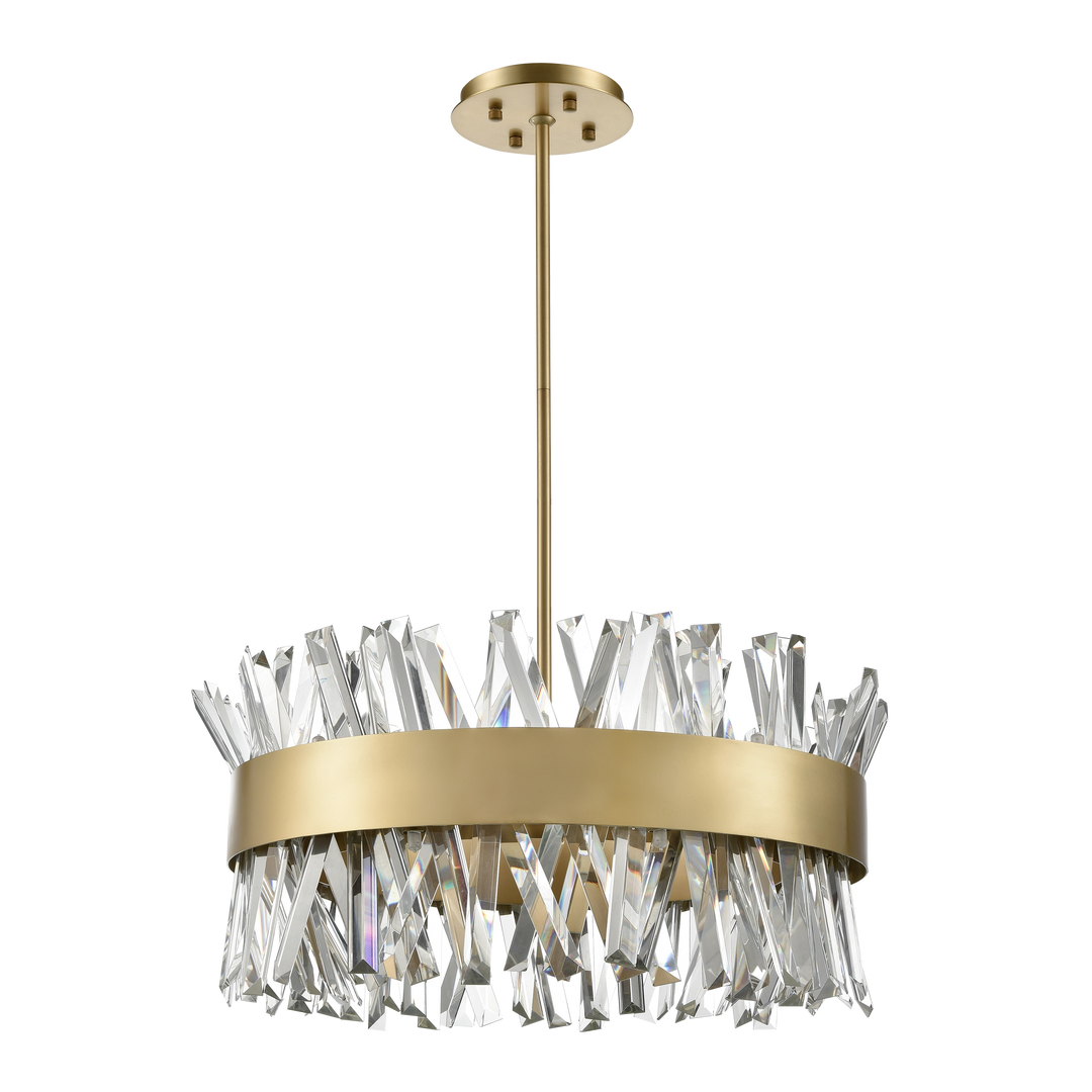 Avalanche Crystal Drum Chandelier by Zeev - view 2