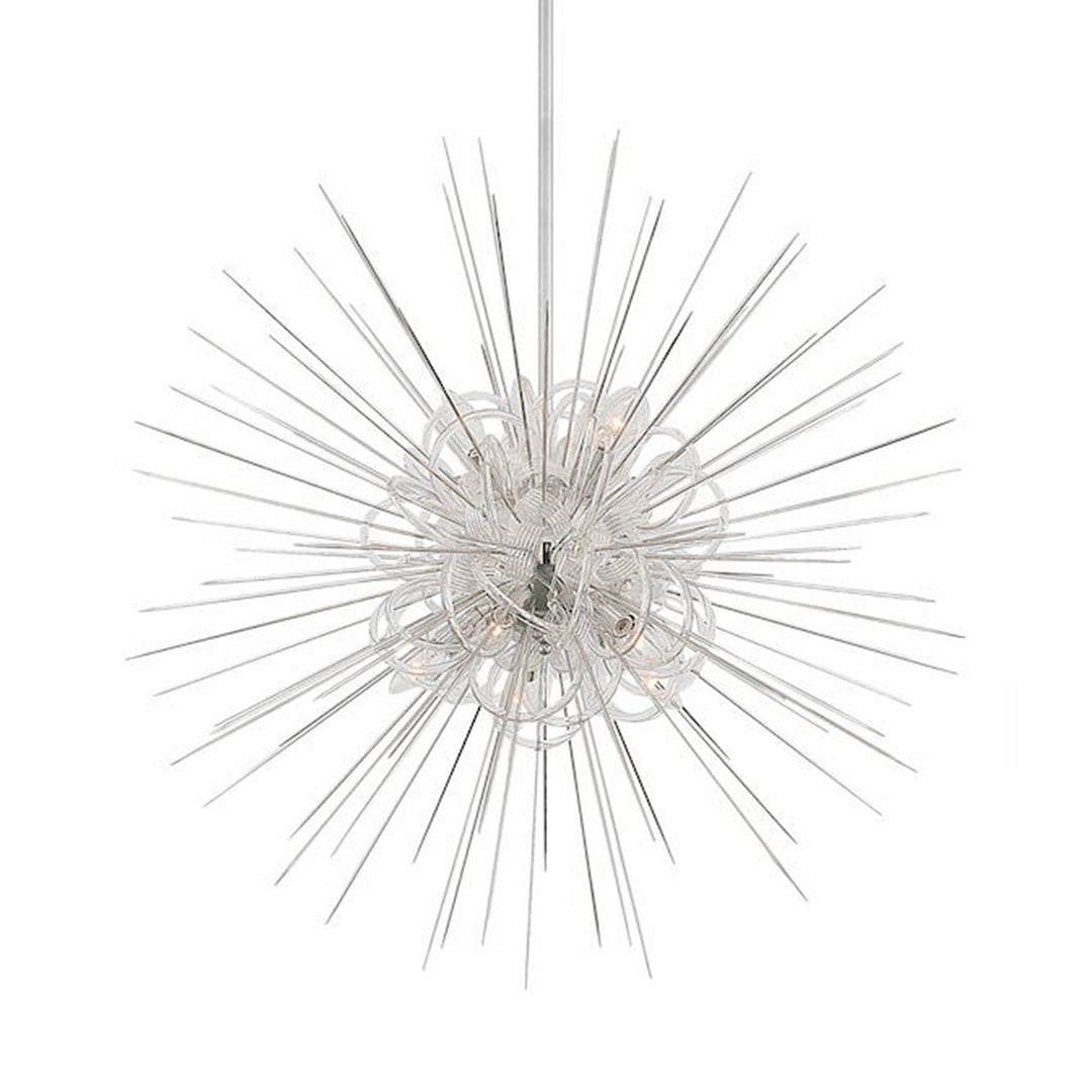 Flare Decorative Sputnik in Polished Nickel by Zeev