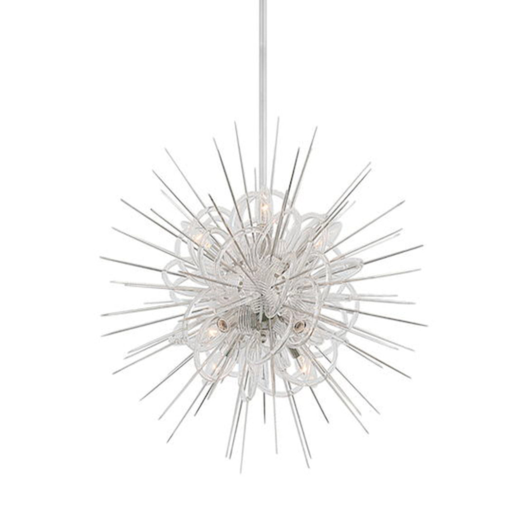 Flare Decorative Sputnik in Polished Nickel by Zeev