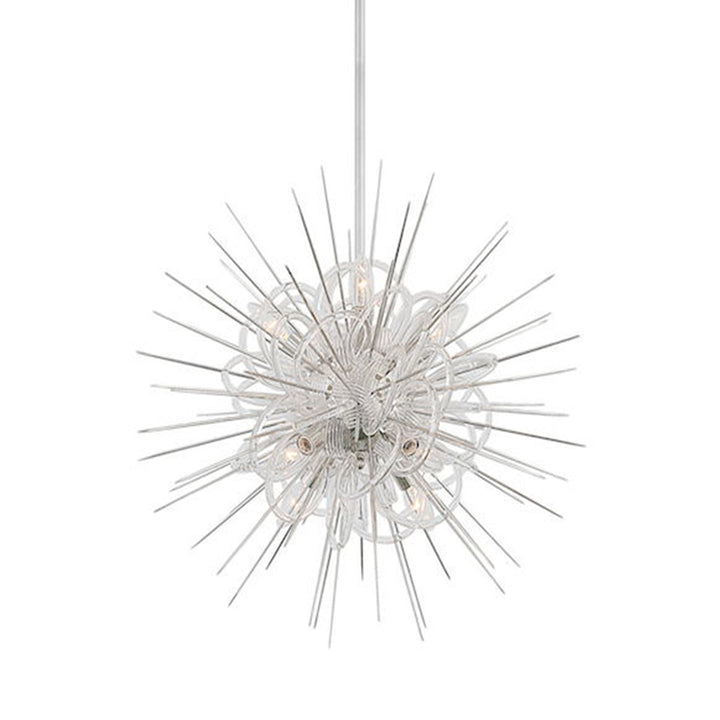 Flare Decorative Sputnik in Polished Nickel by Zeev