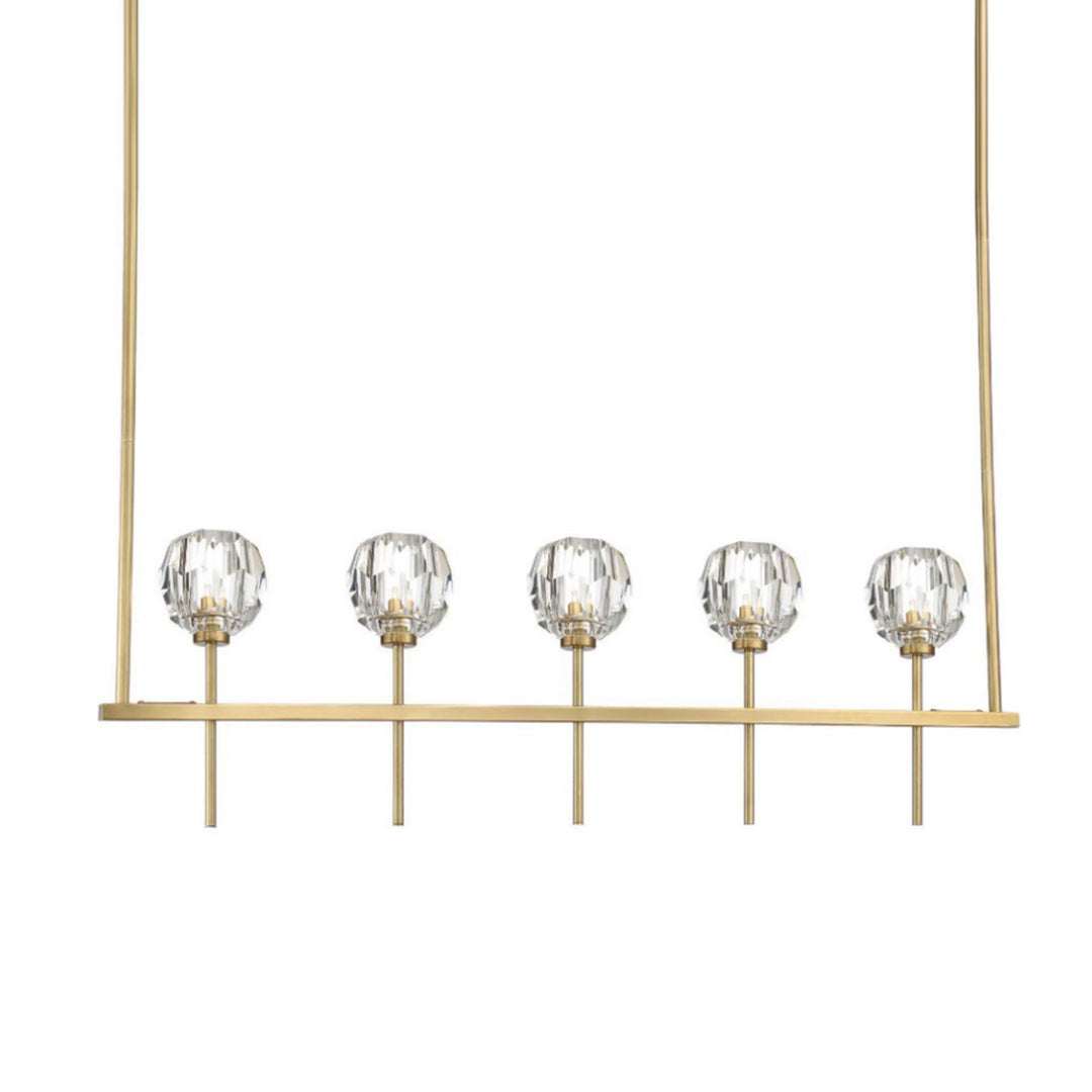 Parisian Crystal Linear in Aged Brass by Zeev