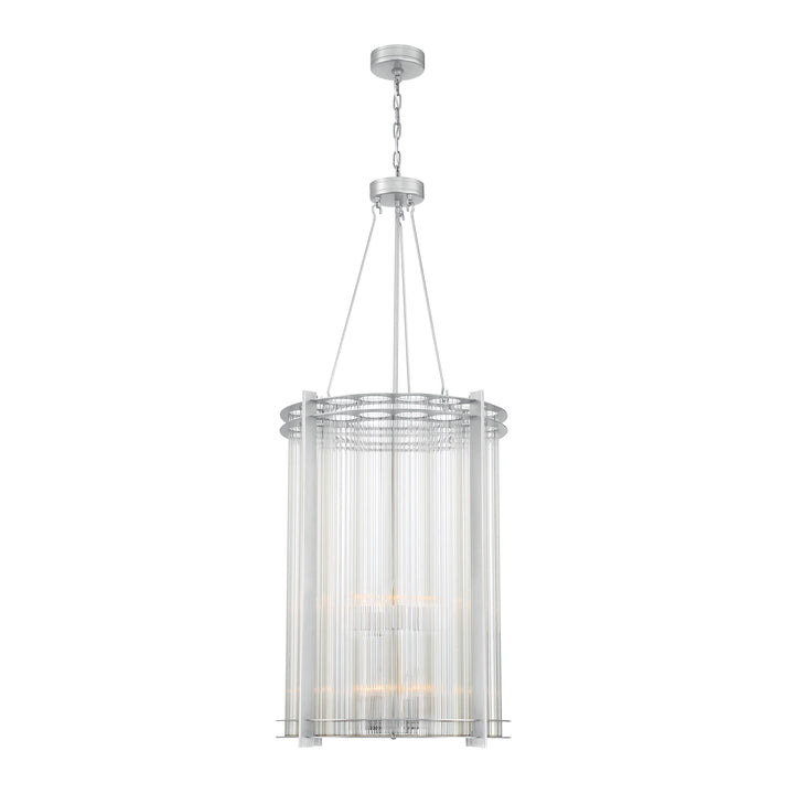 Regis Glass Drum Chandelier by Zeev - view 4