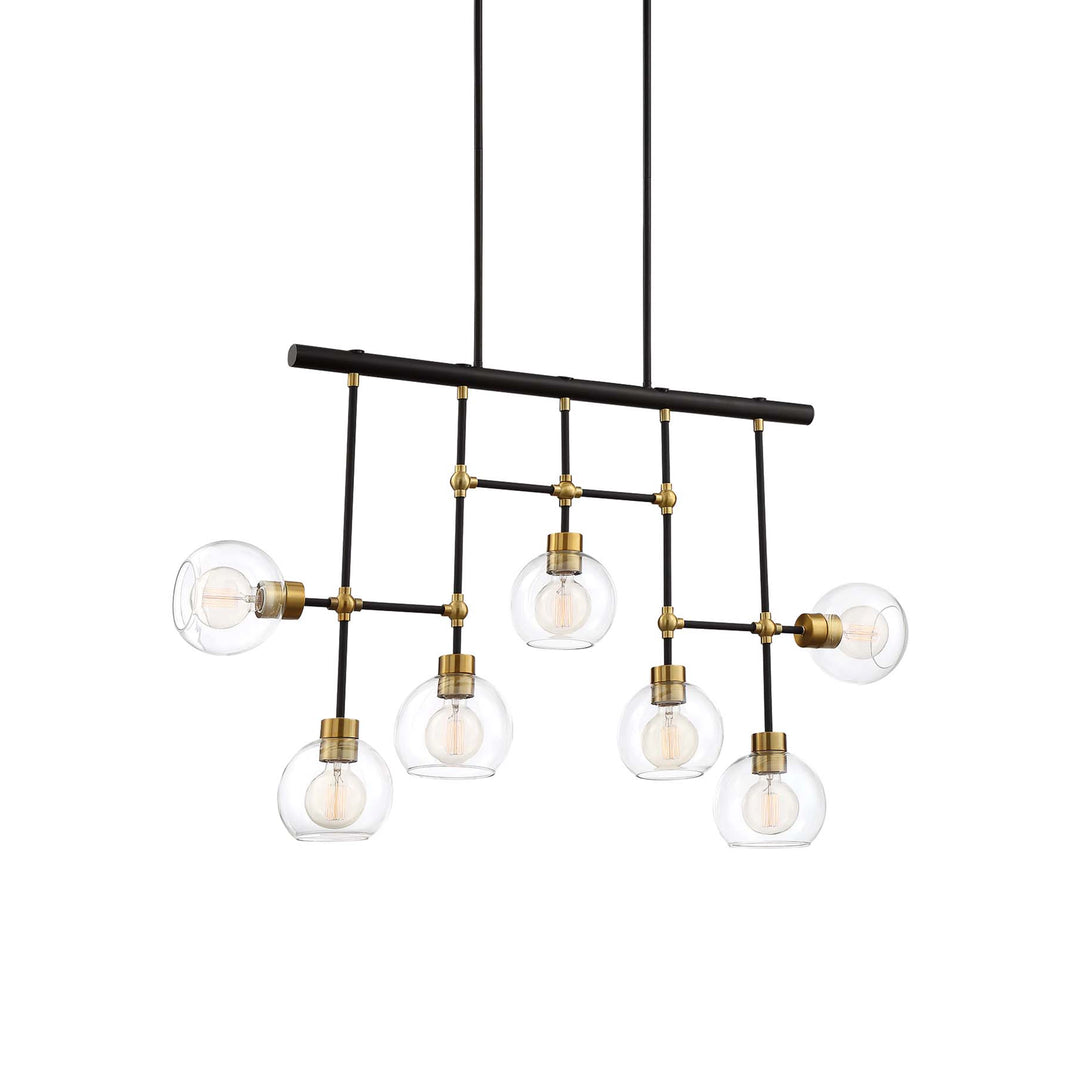 Pierre Geometric Linear in Polished Brass by Zeev