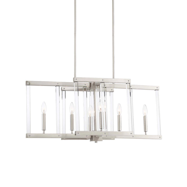 Regent Geometric Pendant in Polished Nickel by Zeev