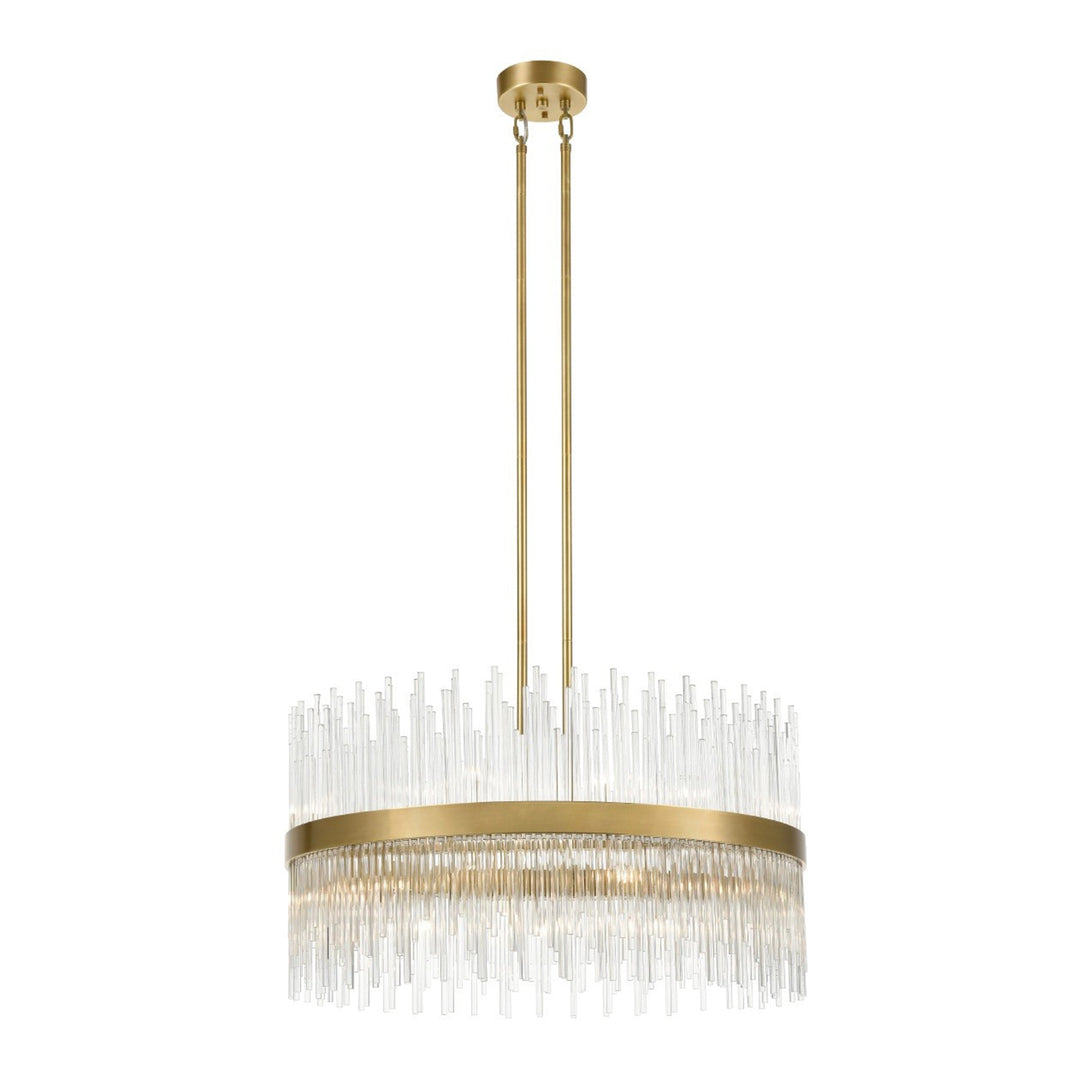 Citadel Rectangular Glass Chandelier by Zeev - view 20