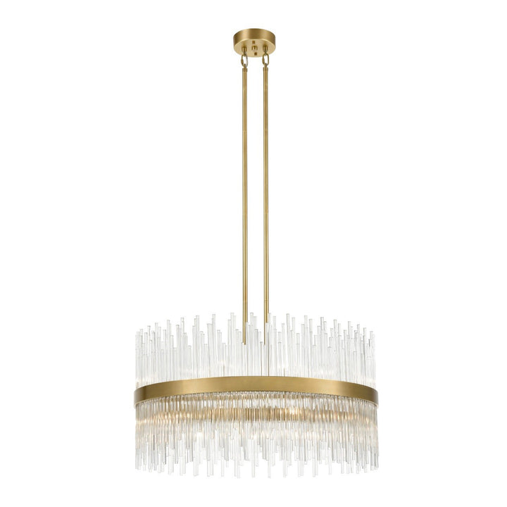 Citadel Rectangular Glass Chandelier by Zeev - view 20